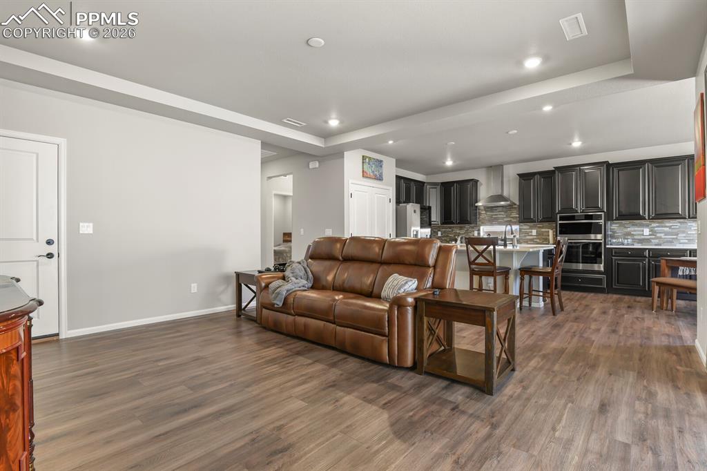 Large open living room 