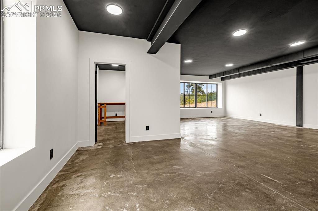 Bedroom 1 In law suite with walk-in closet. Lower level.