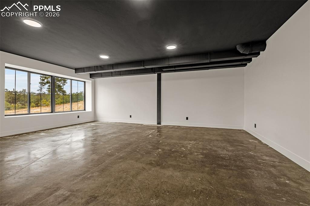 Bedroom 1 In law suite with walk-in closet. Lower level.