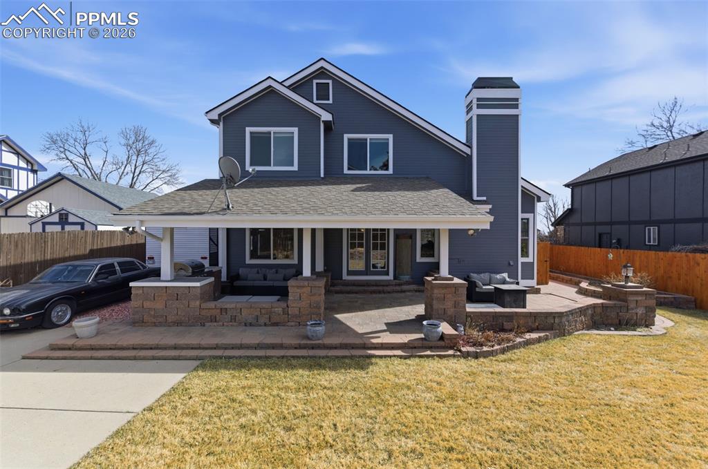 Notice the storage on the left for cars, RVs and trailers if needed. Hidden yet accessible