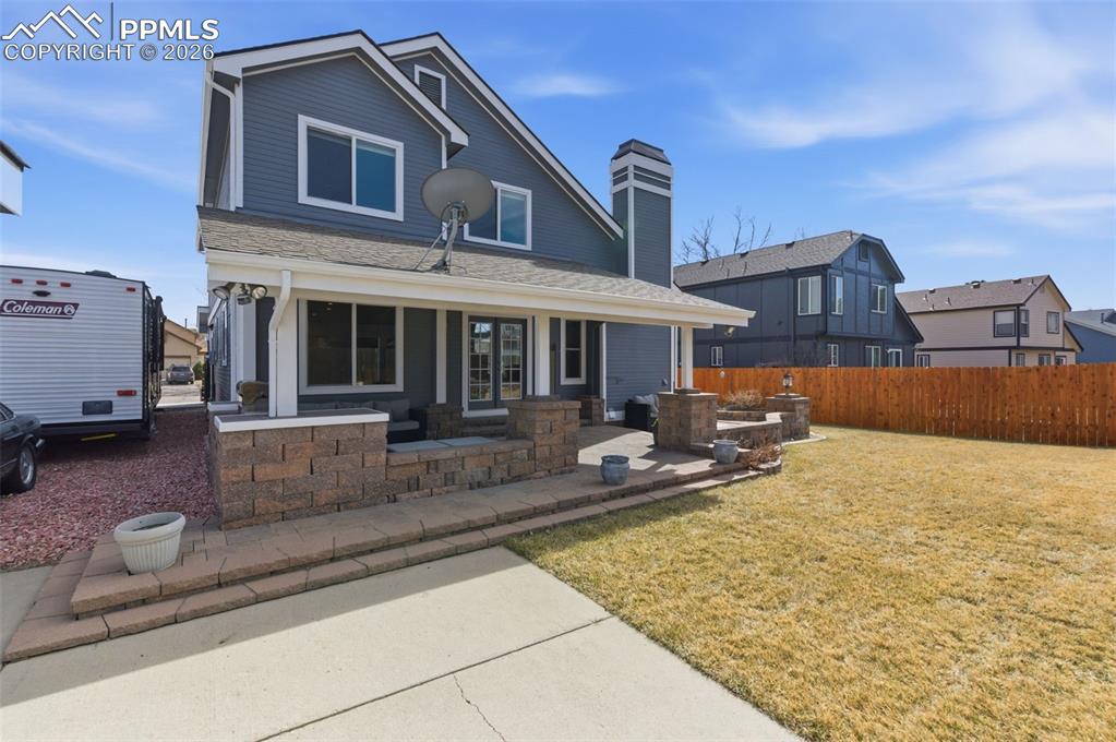 Another  view of the side yard with RV access
