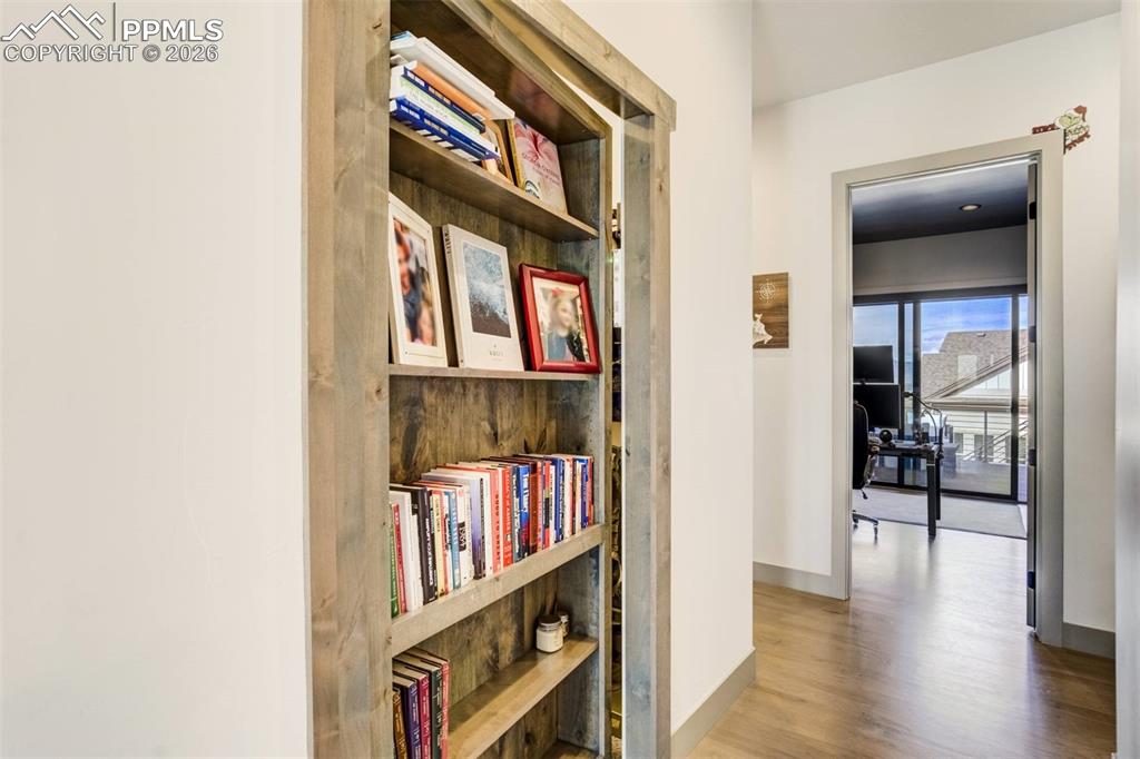 Secret Vault Room Behind Bookshelf