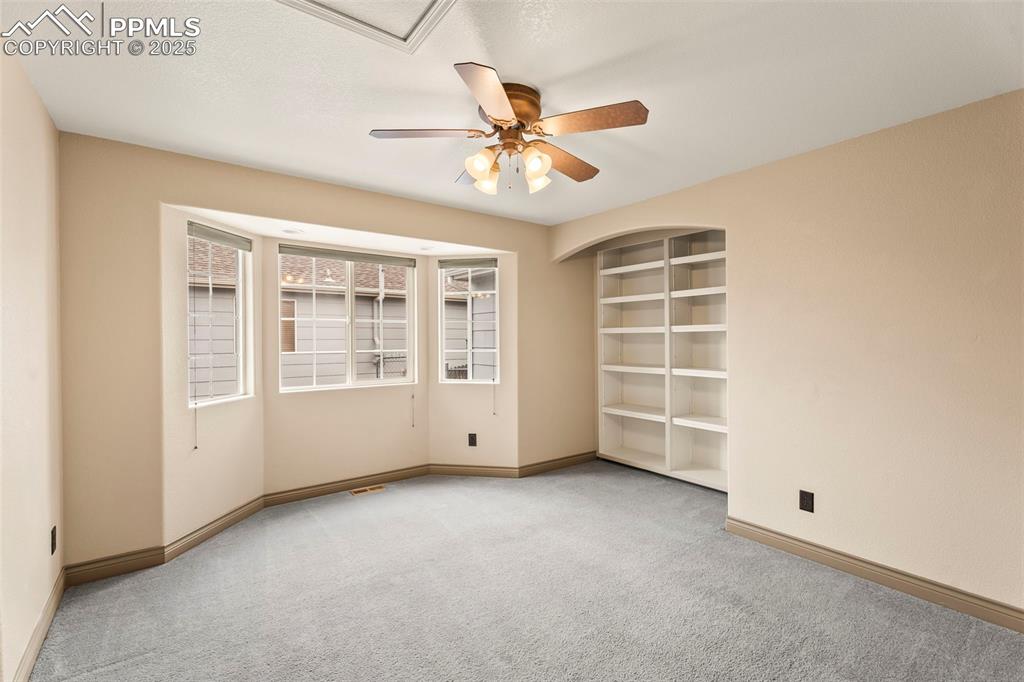 Sitting area or office off master bedroom. 