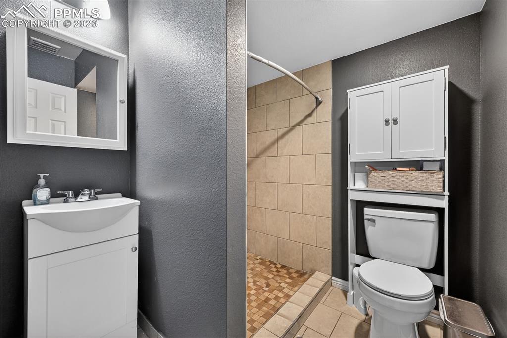 Basement bathroom
