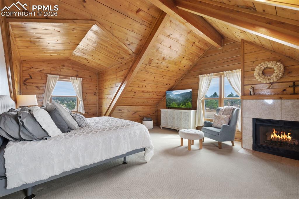 Primary Bedroom with Fireplace