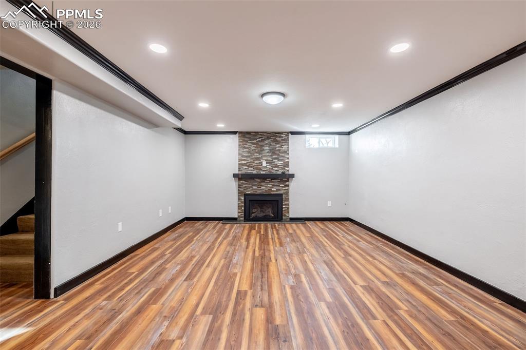 Basement family room