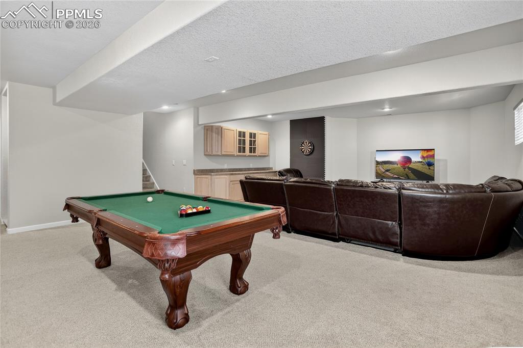 Recreation room - lower level