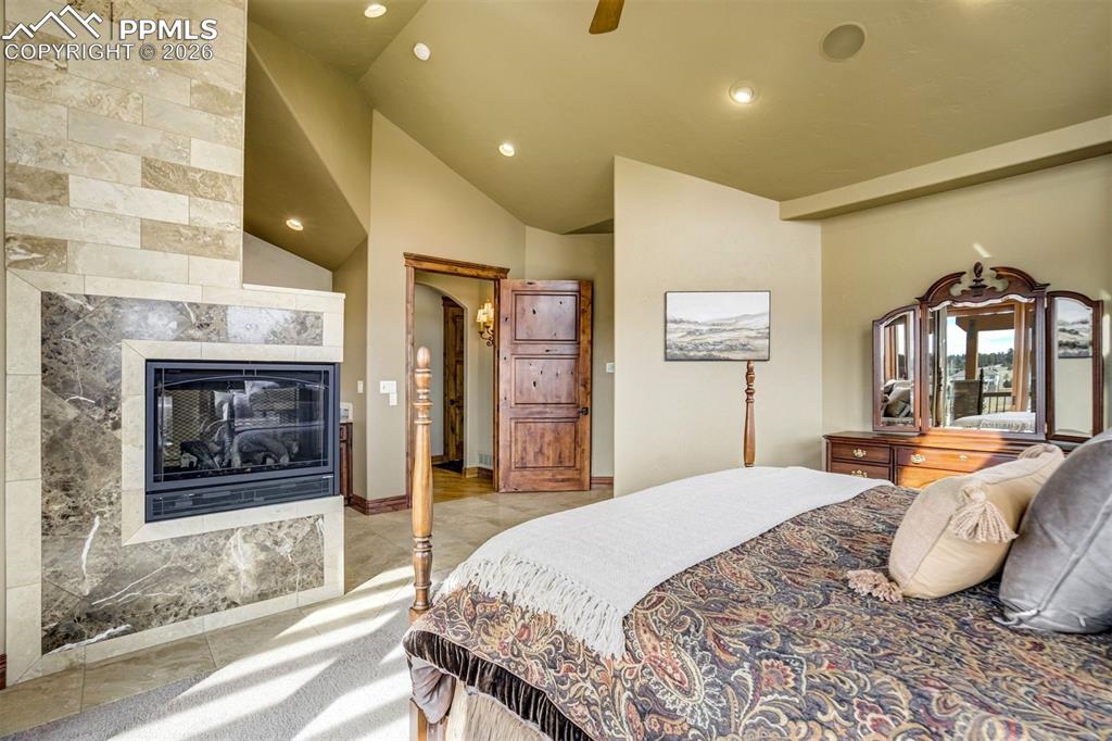 No excuse needed to escape to this private retreat—where the fireplace glows softly and the quiet comfort of the room invites you to linger