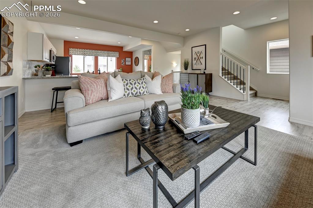 *photo of previous model home of the same floorplan*