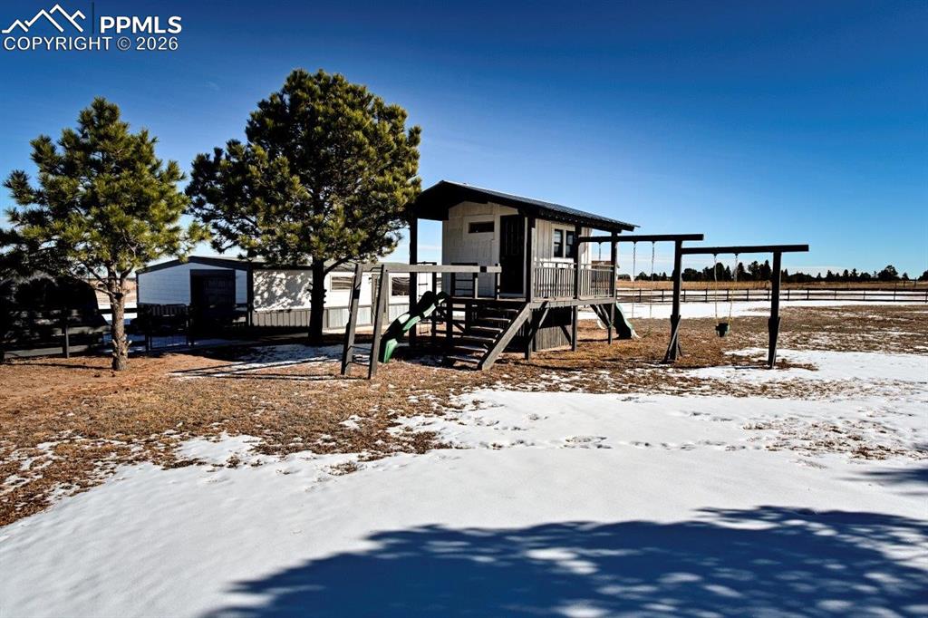 Front of Custom Playhouse