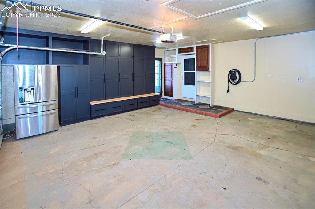 Custom Locker Storage in Attached Garage. 