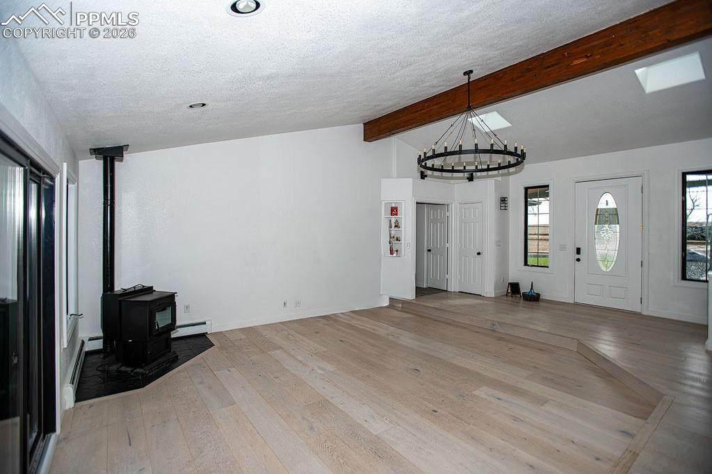 Living Room view looking towards hallway to bedrooms.