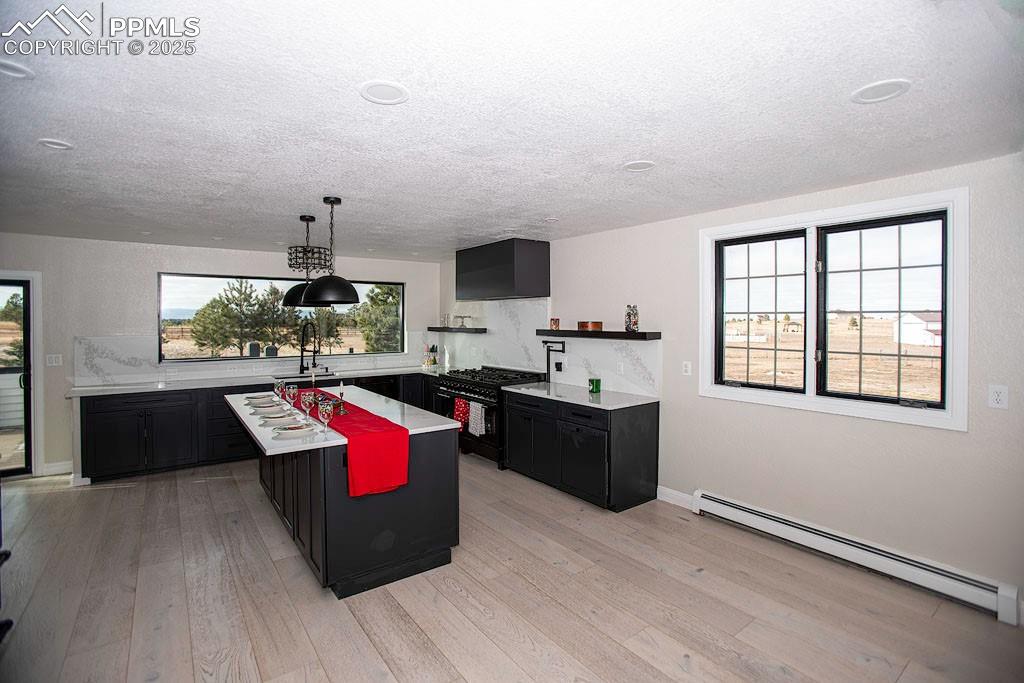 Kitchen view from family room.