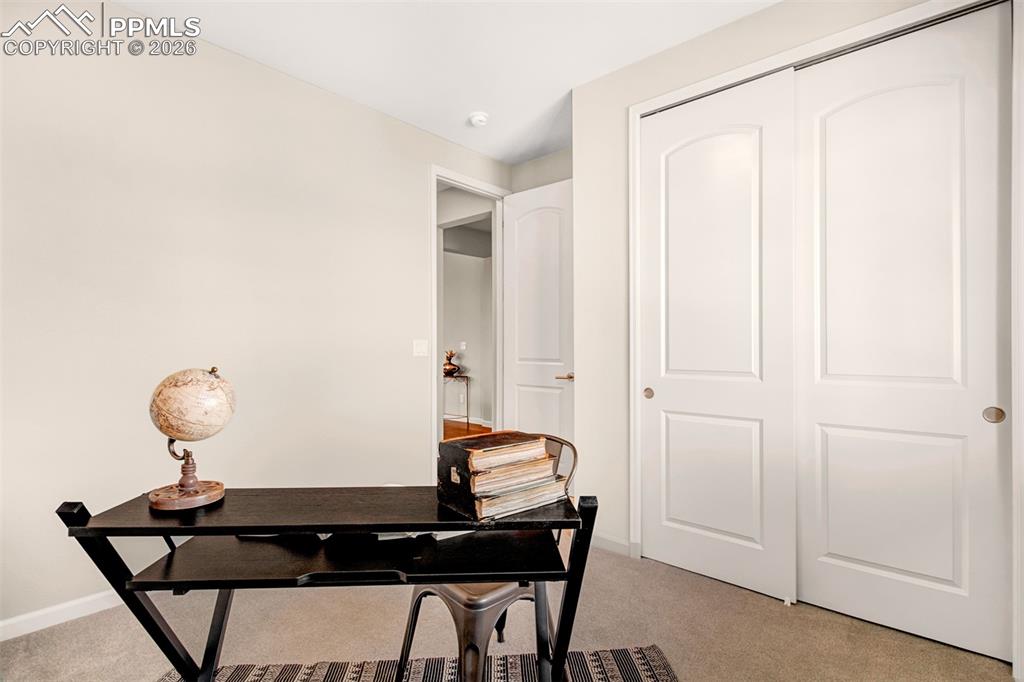 Front bedroom is great for family and guests