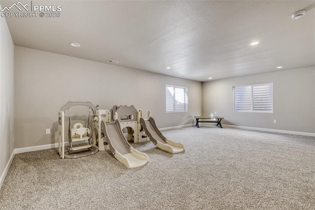 basement family room
