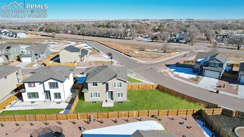 virtually staged yard
