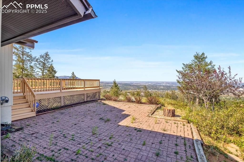 View of patio / terrace with a deck