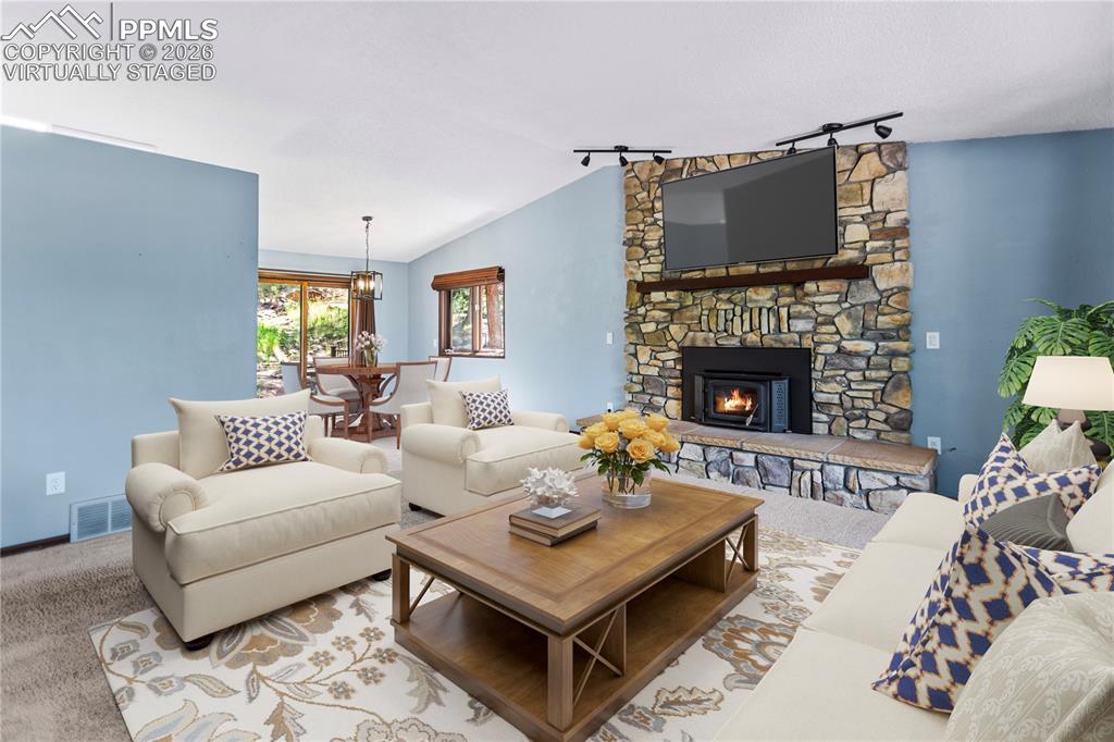 Living room - Virtually staged 