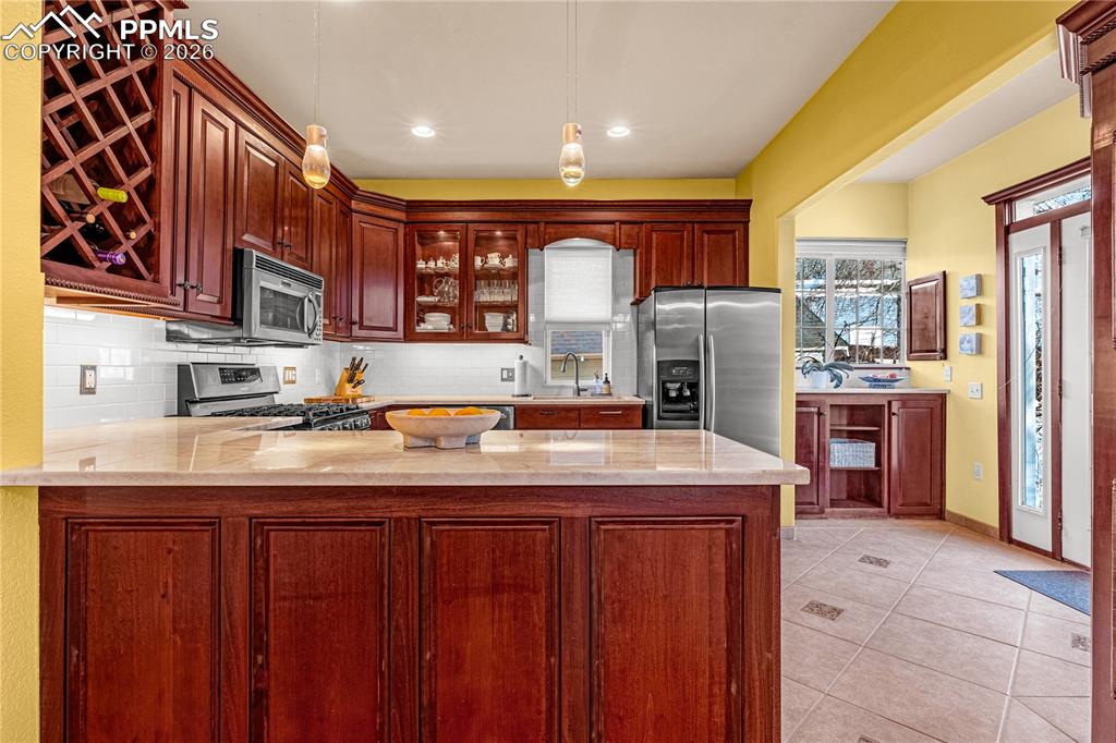 Built in wine storage