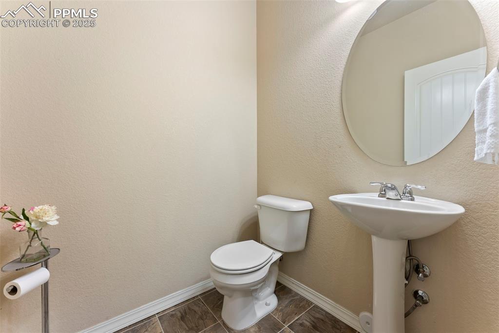 Powder room on the main floor