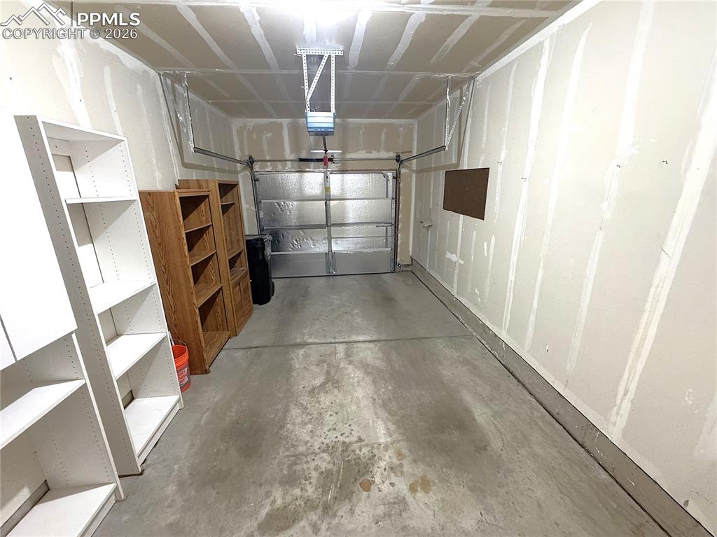 Finished 1 car garage