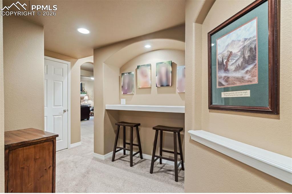 With custom counter area