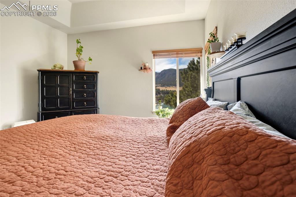 Views in master bedroom