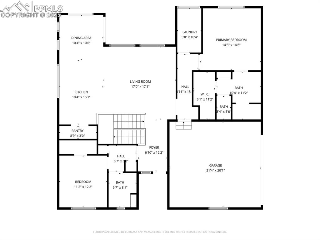 View of floor plan / room layout