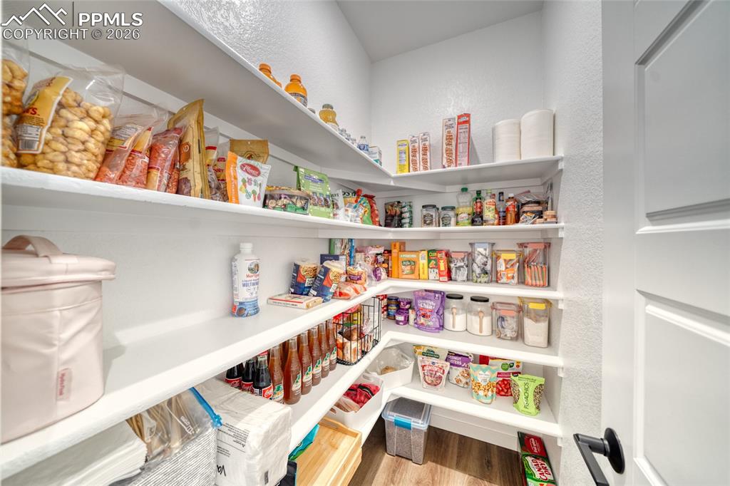 View of storage area