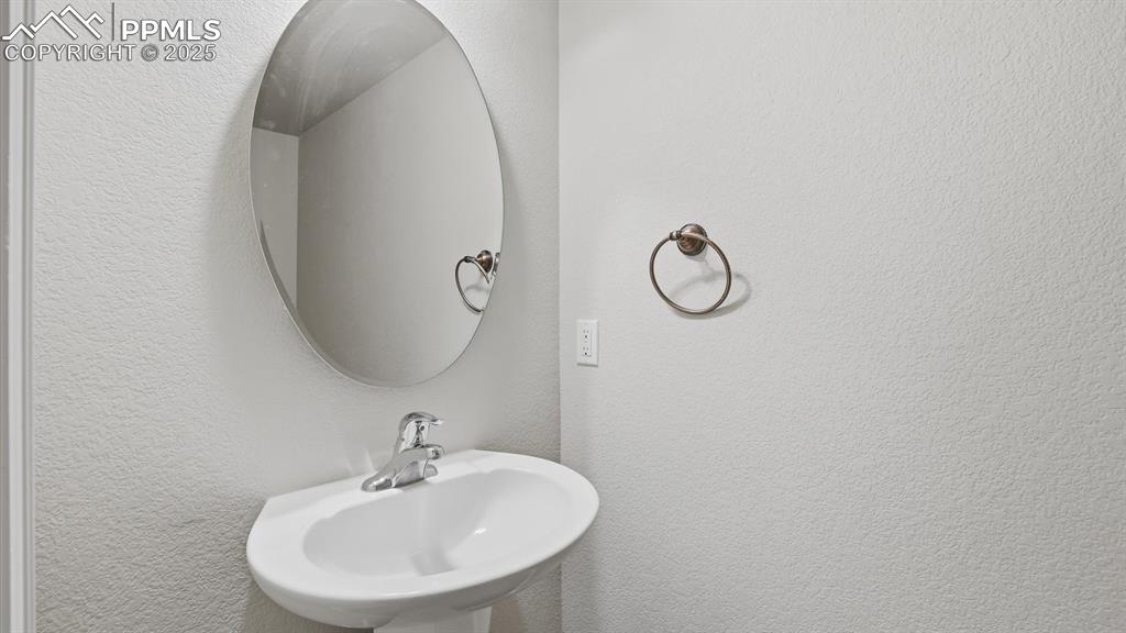 Convenient main level Powder Bathroom