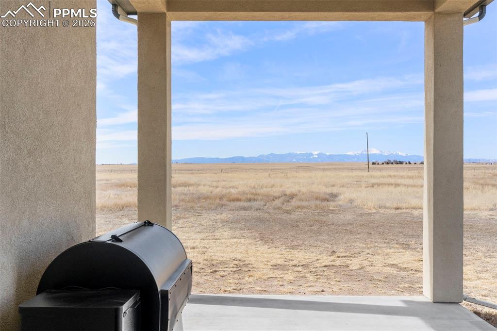 12x15 covered patio with Front Range views