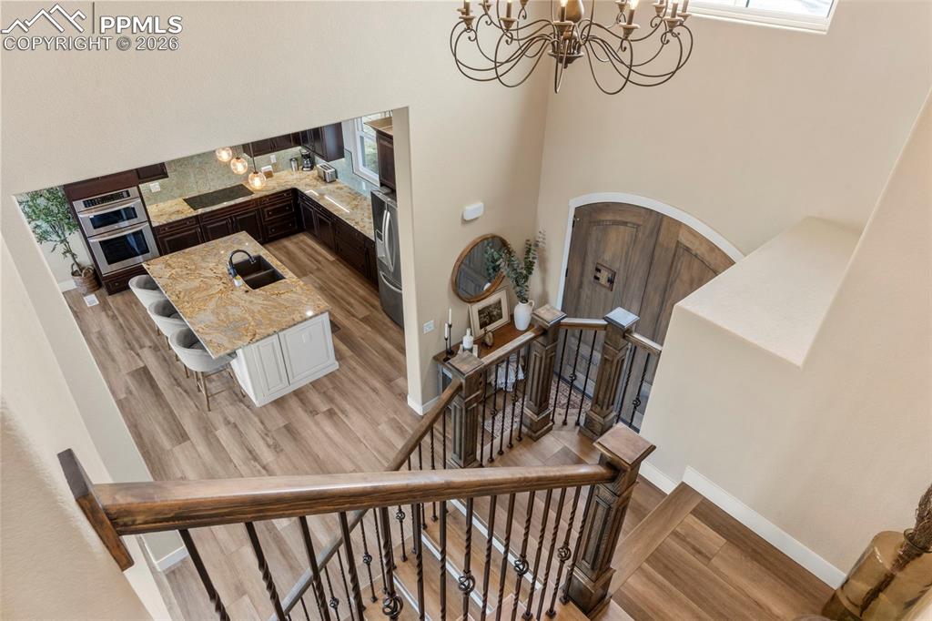 Grand entry and stairs