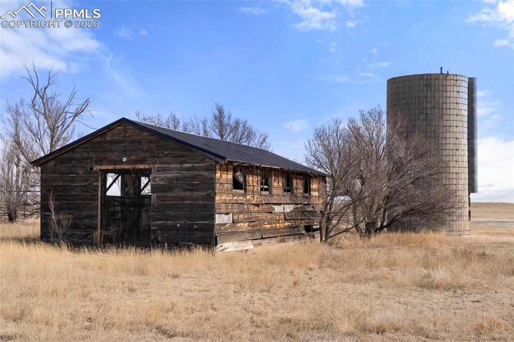 Rustic and historic shed and silo