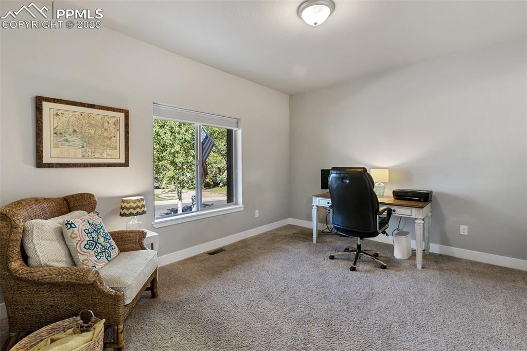 Second main floor bedroom/office