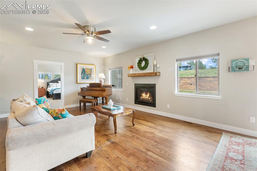 Lovely living room space in this main floor living home. 