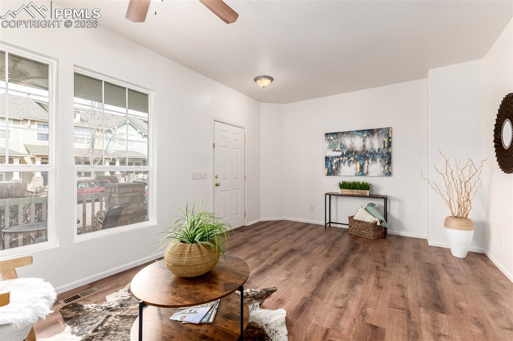 Foyer area from the living room