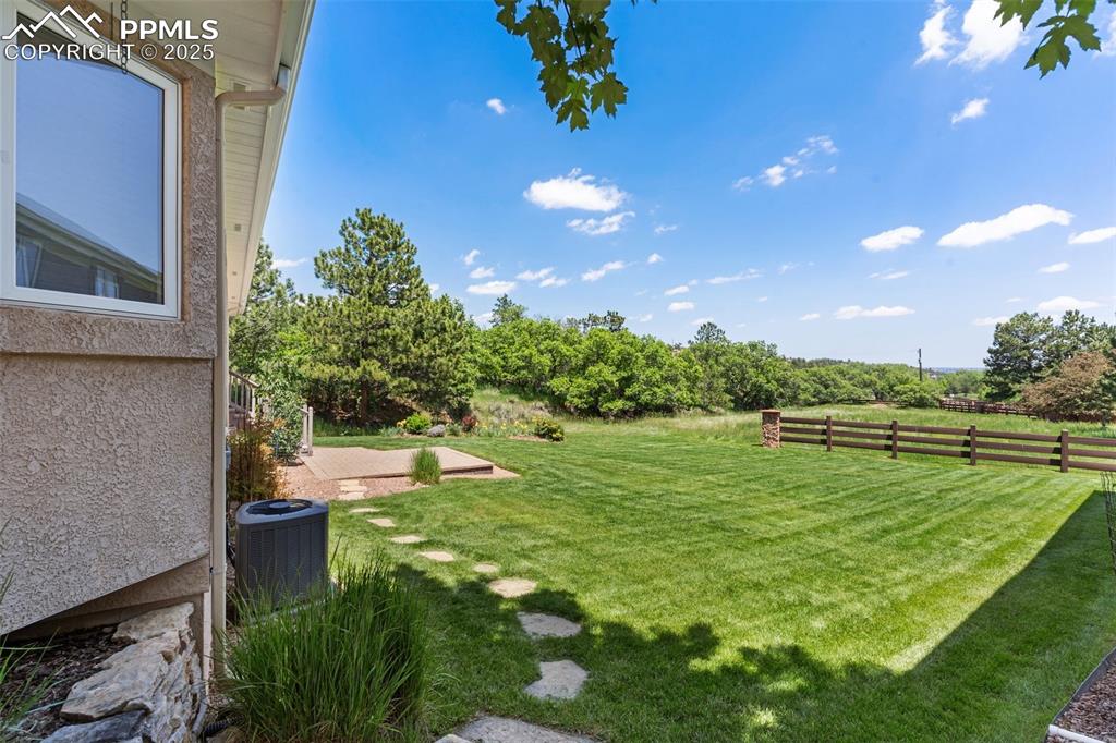 Very private and spacious outdoor feel...