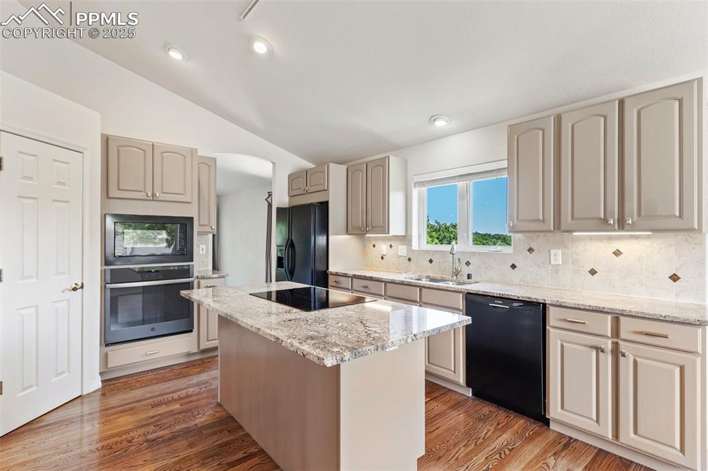 Large pantry and great views from kitchen sink window