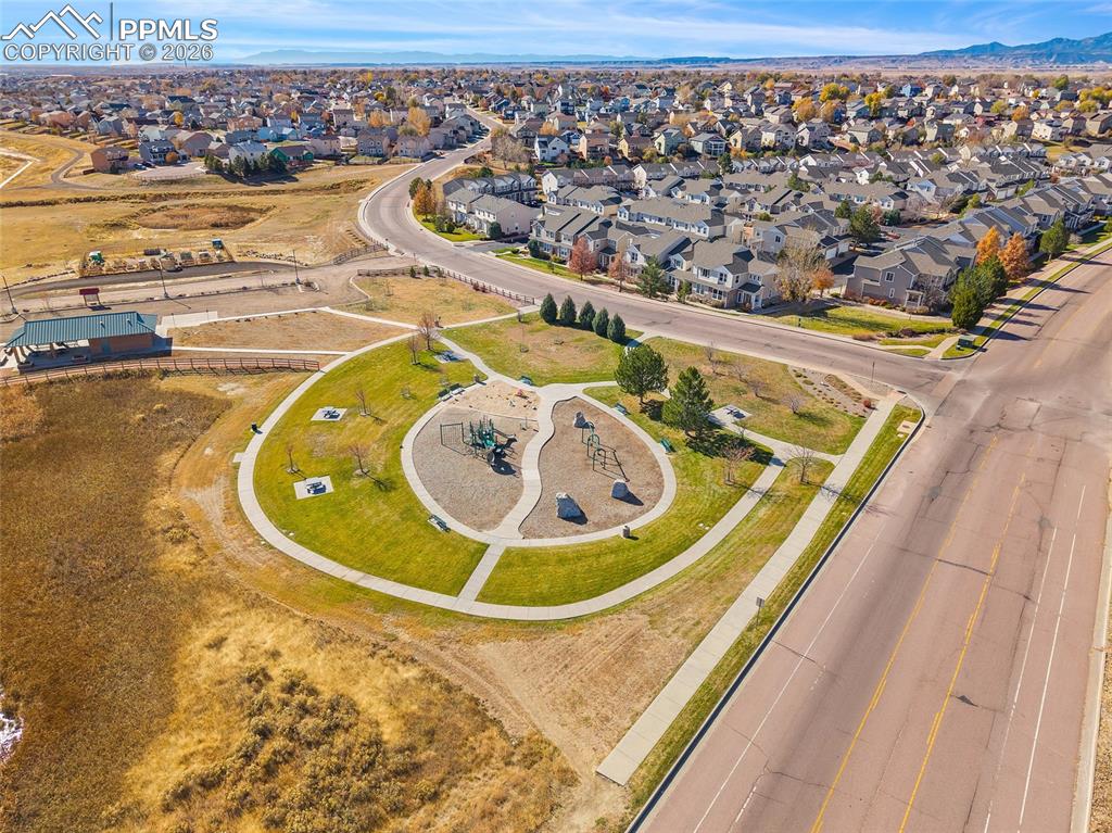 Aerial view of Cross Creek Park