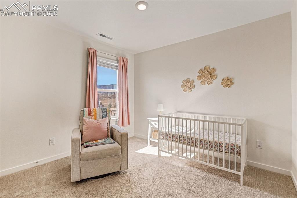 Spacious secondary bedrooms