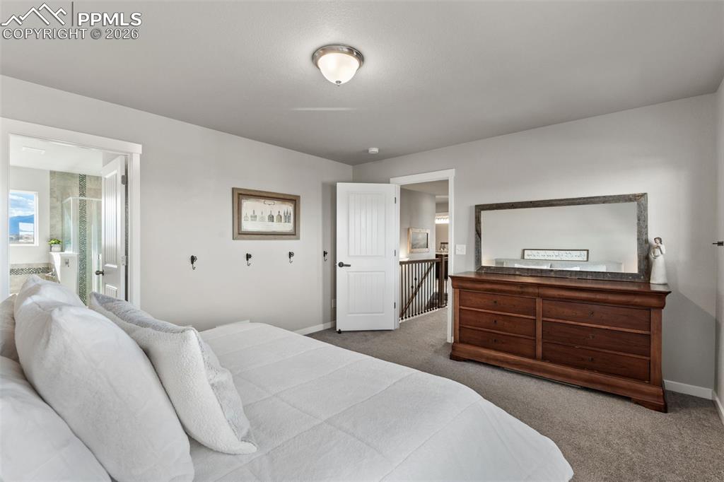 Primary Bedroom on upper level with 5 piece en suite attached