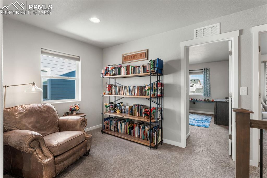 Loft area on upper level 