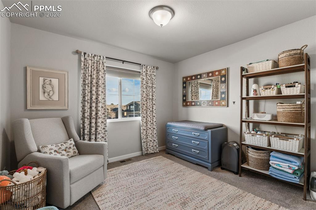 Loft area on upper level