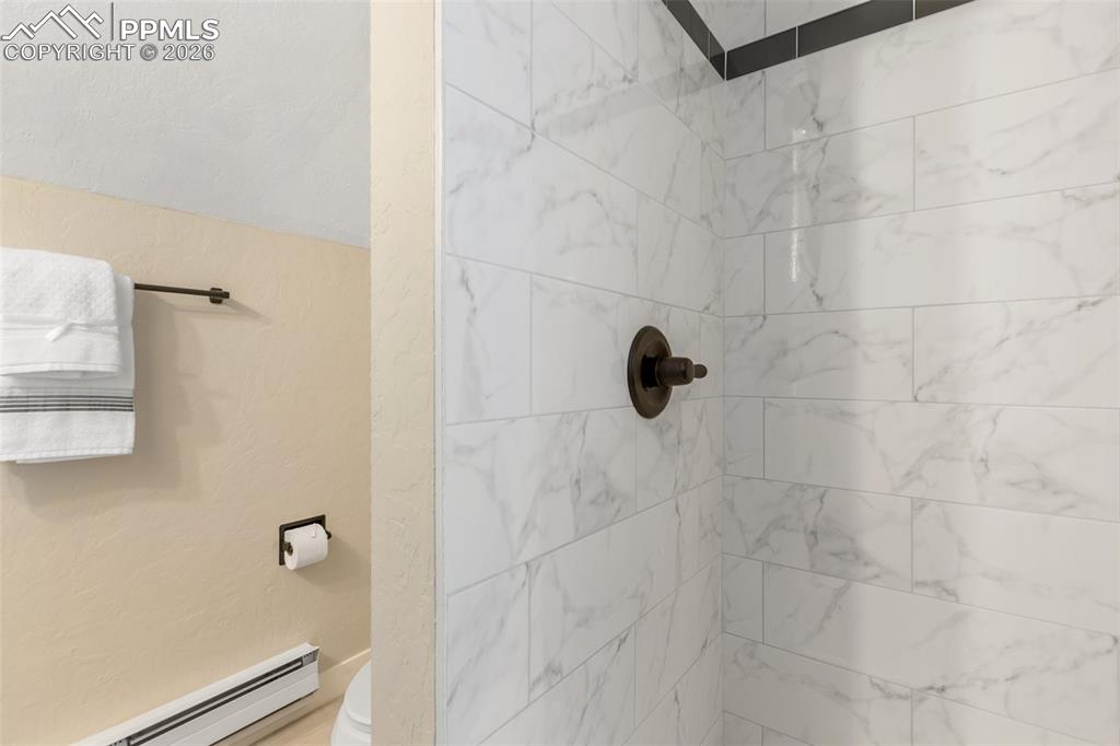 3/4 bathroom upstairs