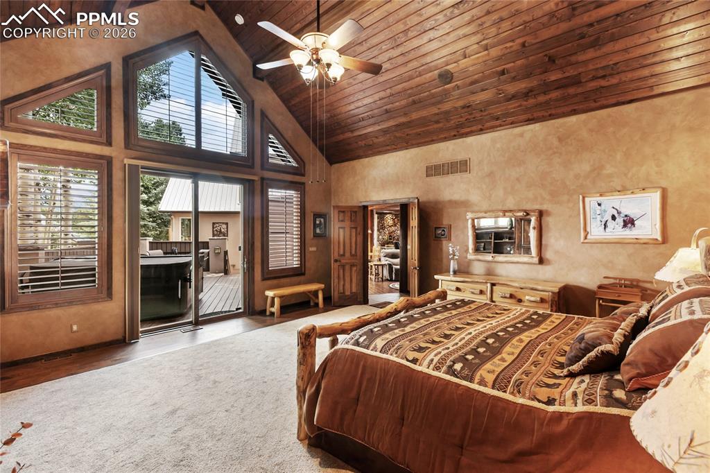 And....oh those views! Imagine waking up to a mountain view!