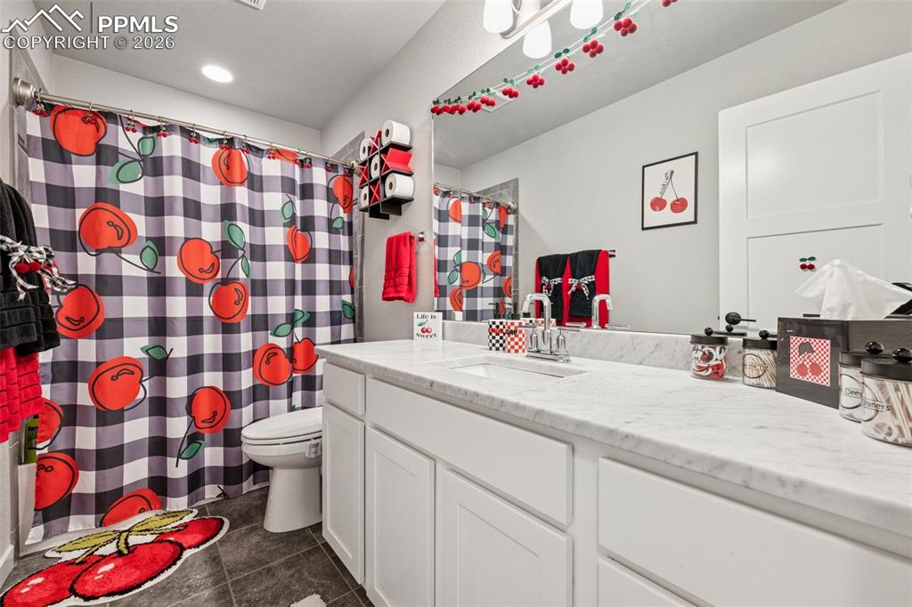 All the bathrooms in this home are large and upgraded.