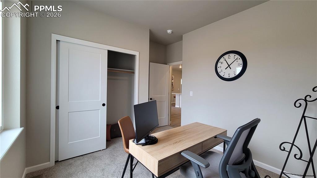 Utility closet conveniently located on the main level.