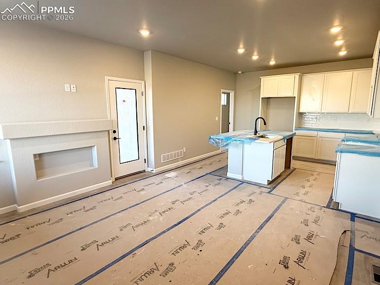 Kitchen and Living Room