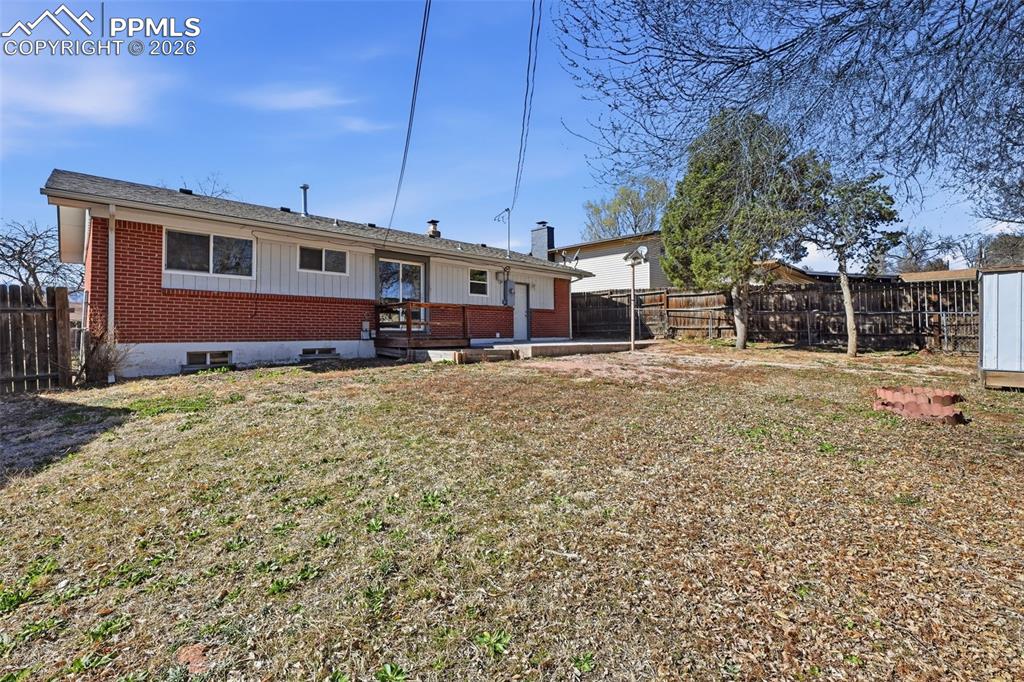 Spacious and fully fenced in!