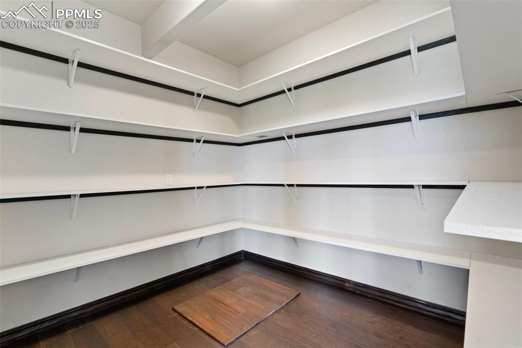 View of large pantry